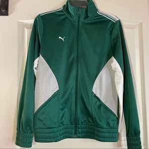 Puma Dry Cell Green Full Zip Track Jacket